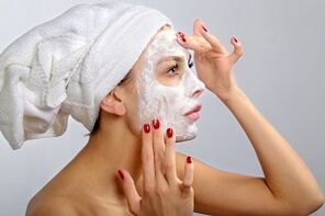 maszk alkalmazása a bőr megújítására
